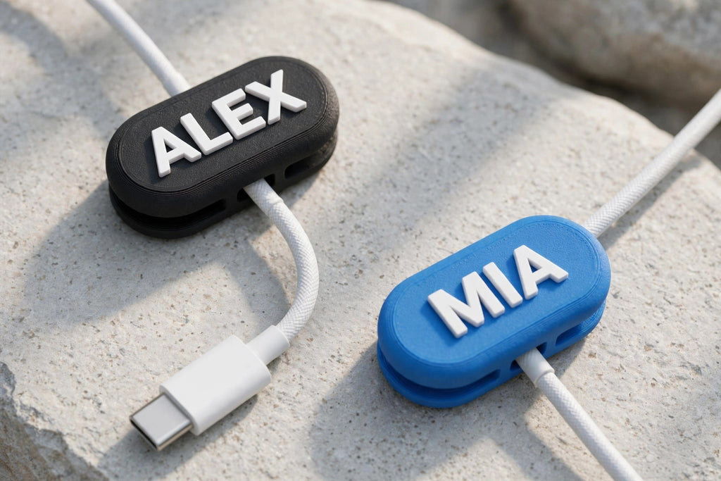 Custom Cable Name Tags