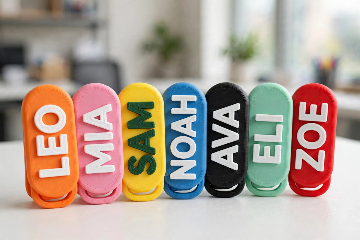 Custom Cable Name Tags